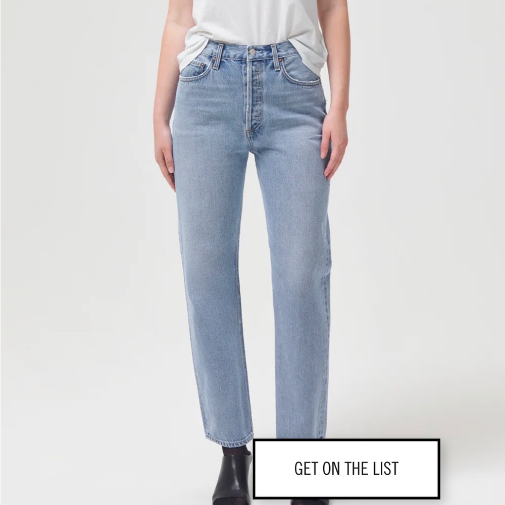 AGOLDE 90’s Pinch Waist High Rise Straight